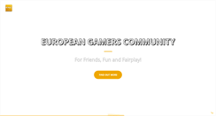 Desktop Screenshot of eu-gamers.com